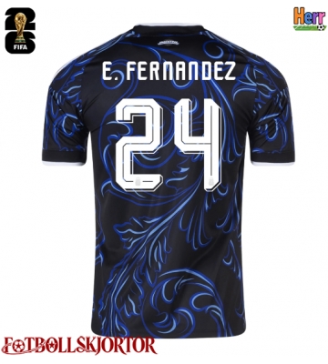 Argentina Enzo Fernandez #24 Bortatröja VM 2026 Kortärmad